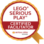 LEGO® Serious Play® facilitator badge-manda-hageman